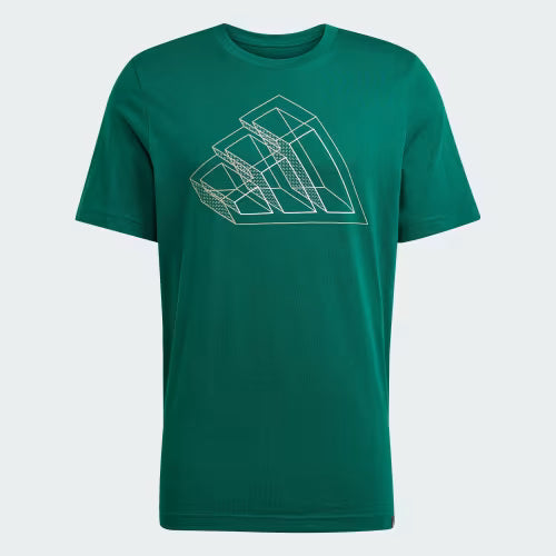 Playera Adidas Graphic Tech Outline - Verde