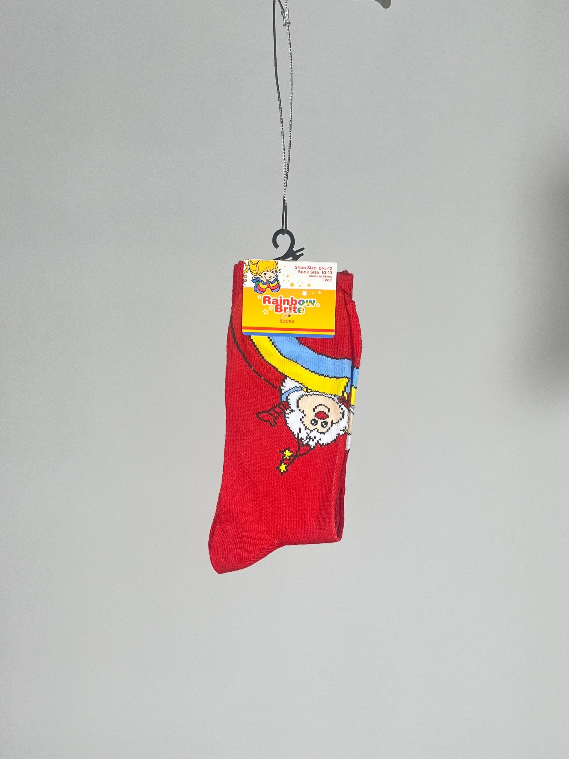 Calcetas Clásicas Rainbow Brite - Edición Retro Roja (Unitalla)
