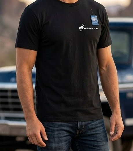 Playera Ford Bronco - Negro Clásico