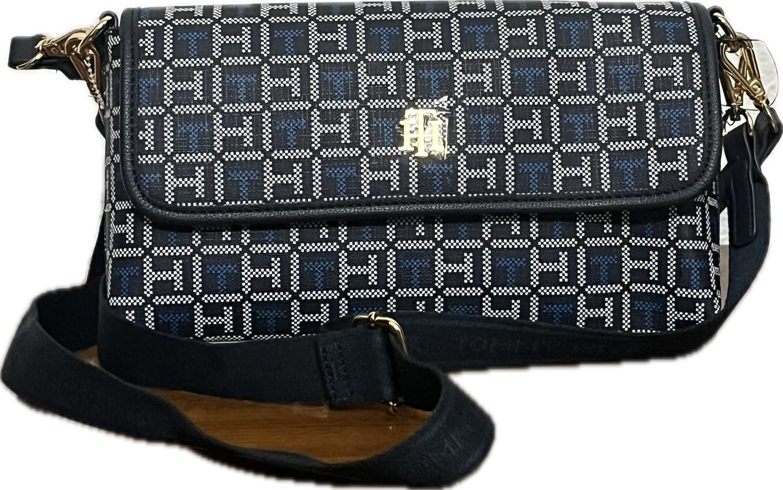 Bolsa Tommy Hilfiger Crossbody con Solapa -  Azul Marino
