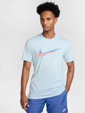 Playera Nike Gráfico "Swoosh" Azul Claro