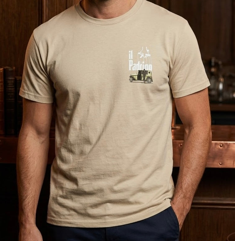Playera Hombre "The Godfather" (Il Padrino) - Edición Vintage Corleone