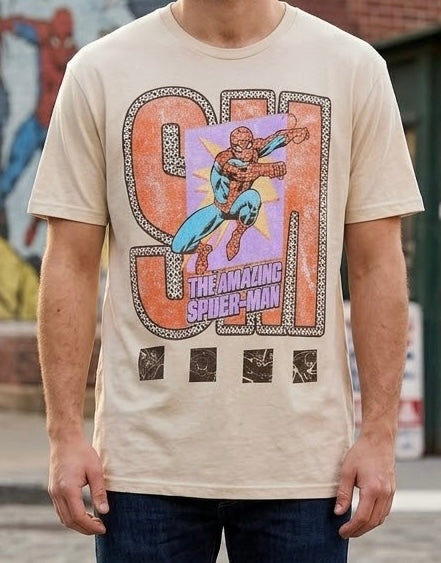 Playera Gráfica Vintage The Amazing Spider-Man - Color Arena