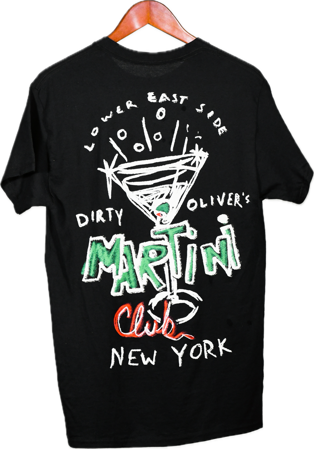 Playera Dirty Oliver's Martini Club - Negro