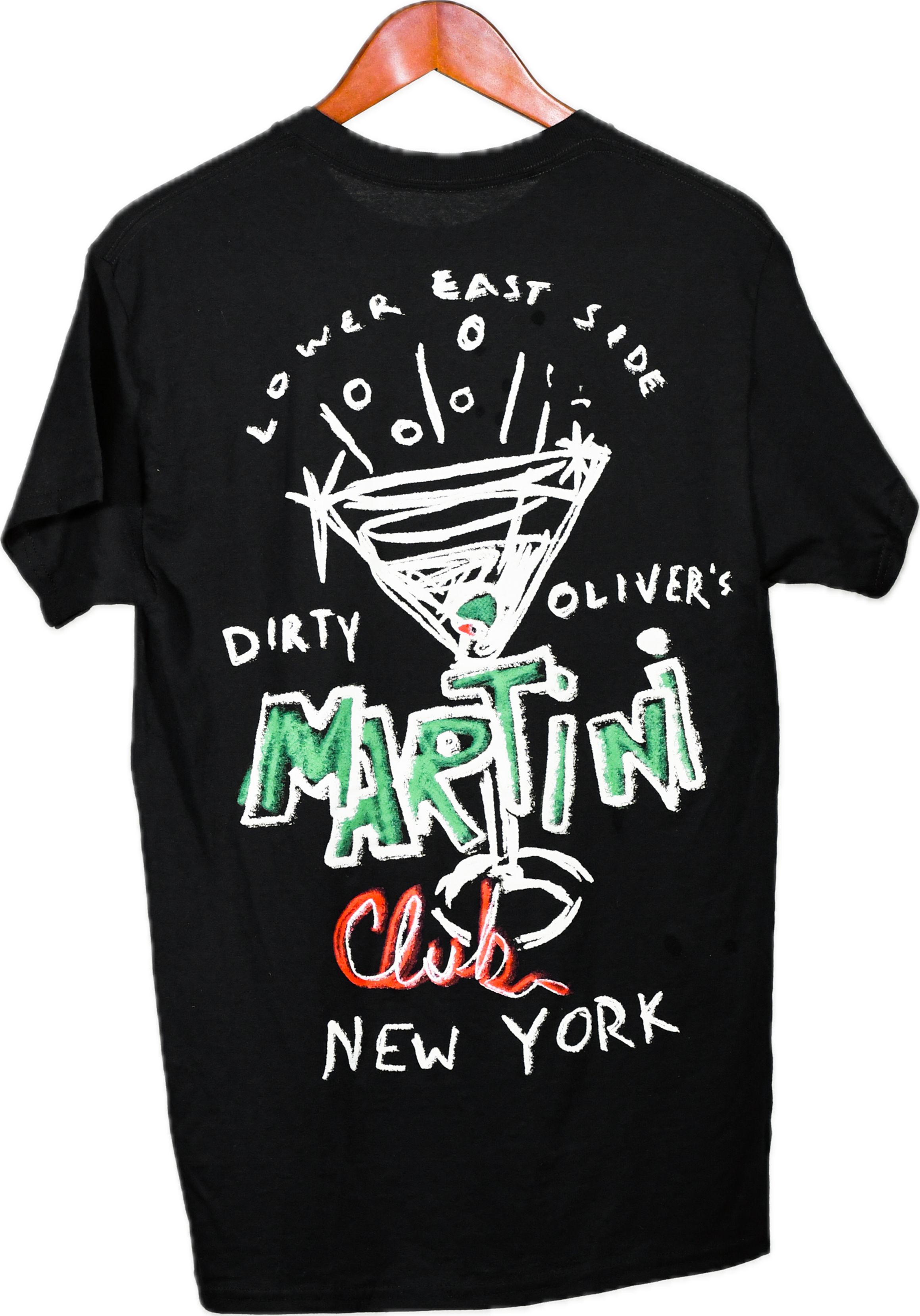 Playera Dirty Oliver's Martini Club - Negro