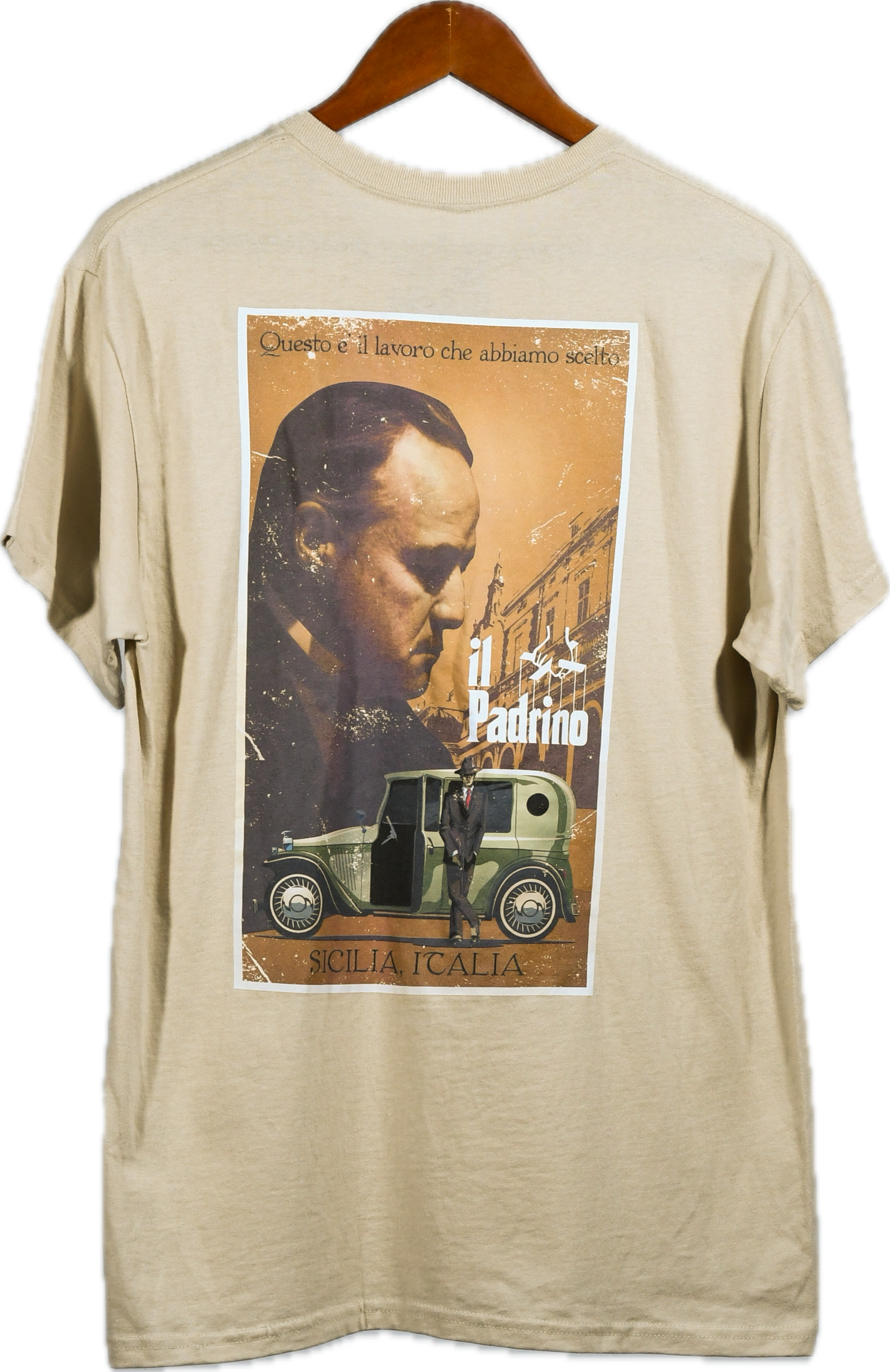 Playera Hombre "The Godfather" (Il Padrino) - Edición Vintage Corleone