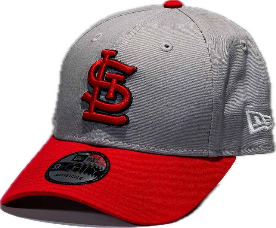 Gorra New Era 9FORTY St. Louis Cardinals - Gris y Rojo