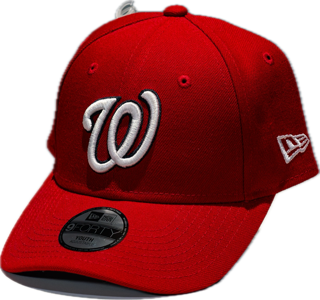 Gorra Juvenil Para Niño New Era 9FORTY Washington Nationals - Rojo Clásico