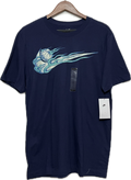 Playera Nike Basketball en Llamas - Azul Marino