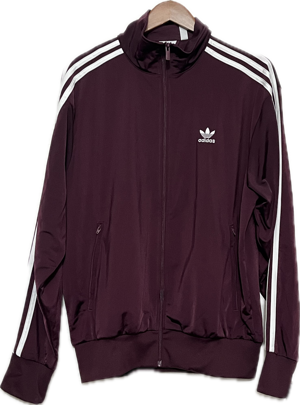 Chamarra Deportiva Adidas Originals Clásica - Color Vino