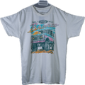 Playera Gráfica Vintage Ford Bronco "Built Wild" - Blanco