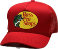 Gorra Bass Pro Shops Trucker Clásica - Rojo Sólido