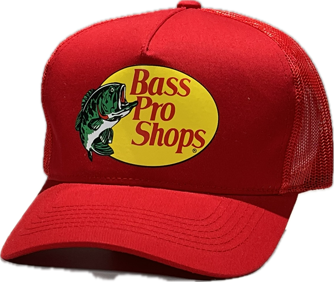 Gorra Bass Pro Shops Trucker Clásica - Rojo Sólido