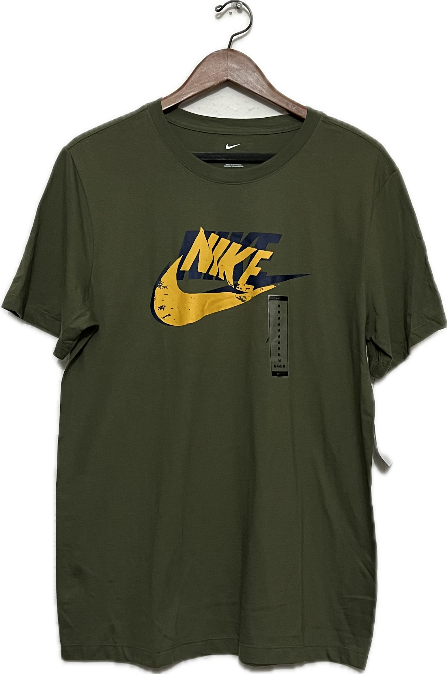 Playera Nike Sportswear - Gráfico Amarillo y Azul