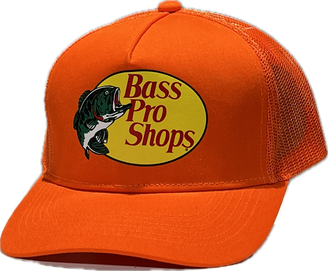 Gorra Bass Pro Shops Trucker Clásica - Naranja Vibrante
