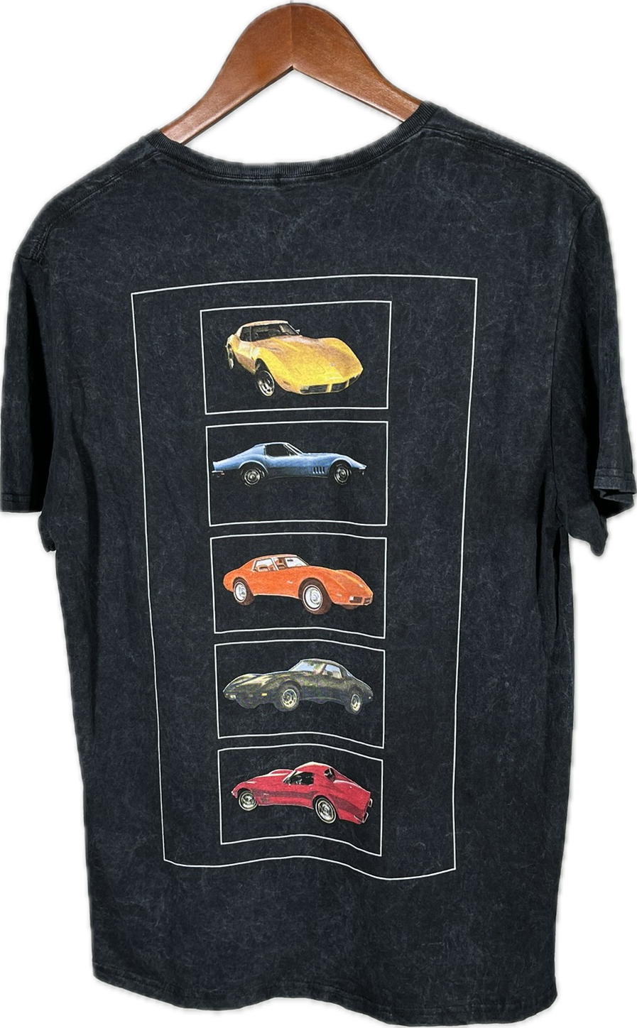 Playera Corvette - Lavado Mineral Oscuro
