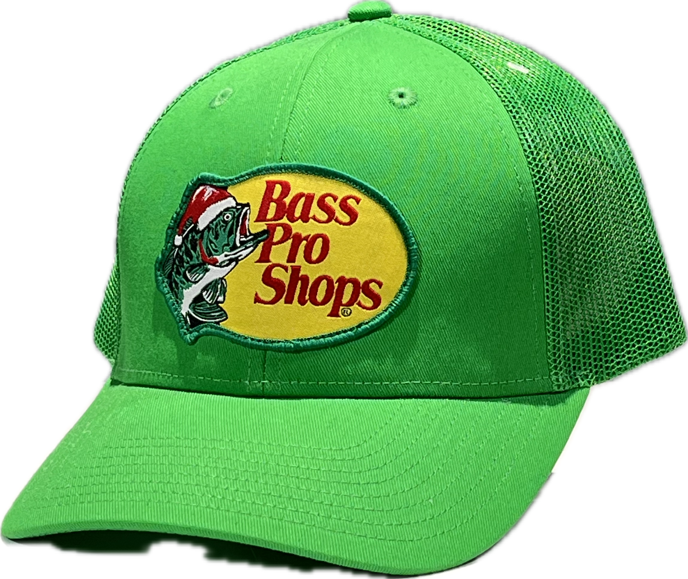 Gorra Bass Pro Shops Trucker Clásica - Edición Navideña Verde