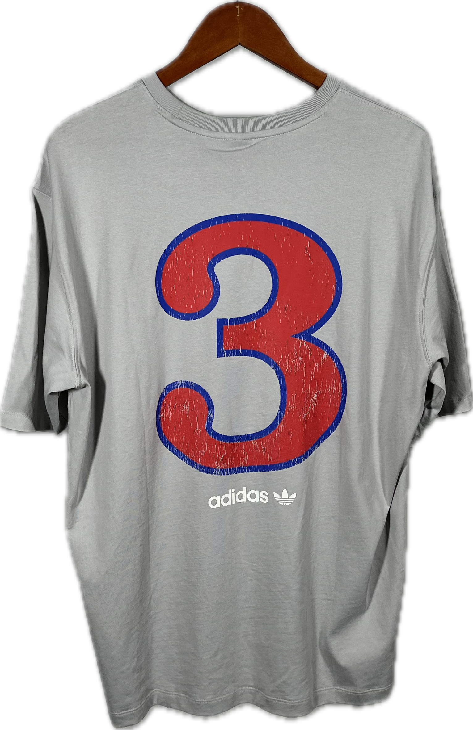 Playera Adidas Originals Retro Hip-Hop - Gris Claro