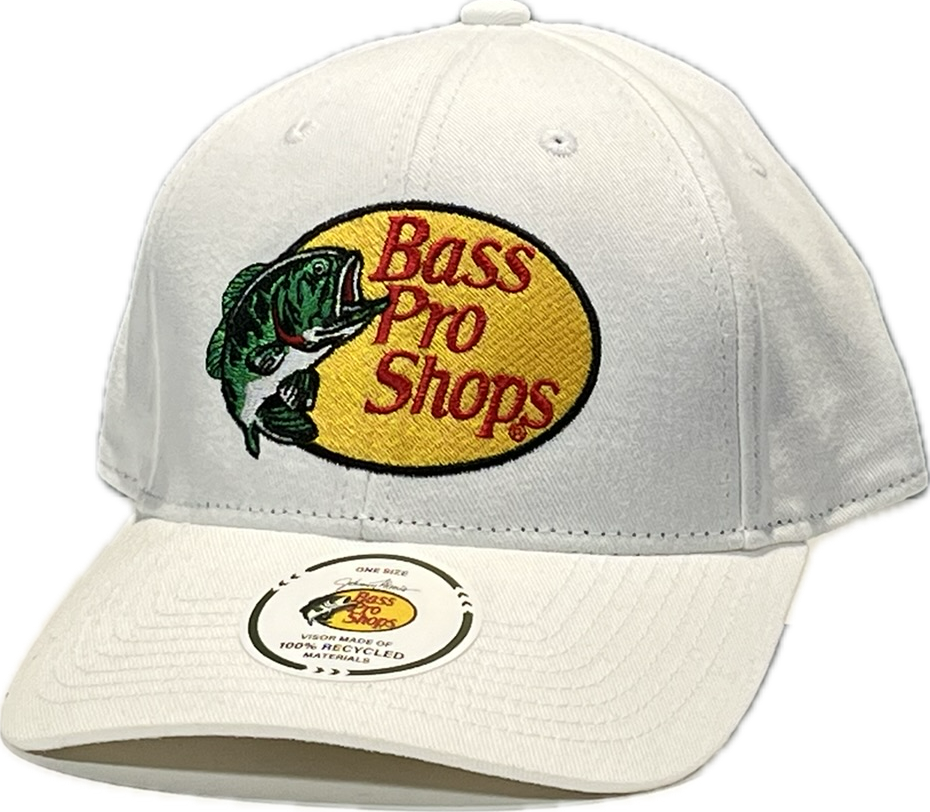 Gorra Clásica Bass Pro Shops - Blanca