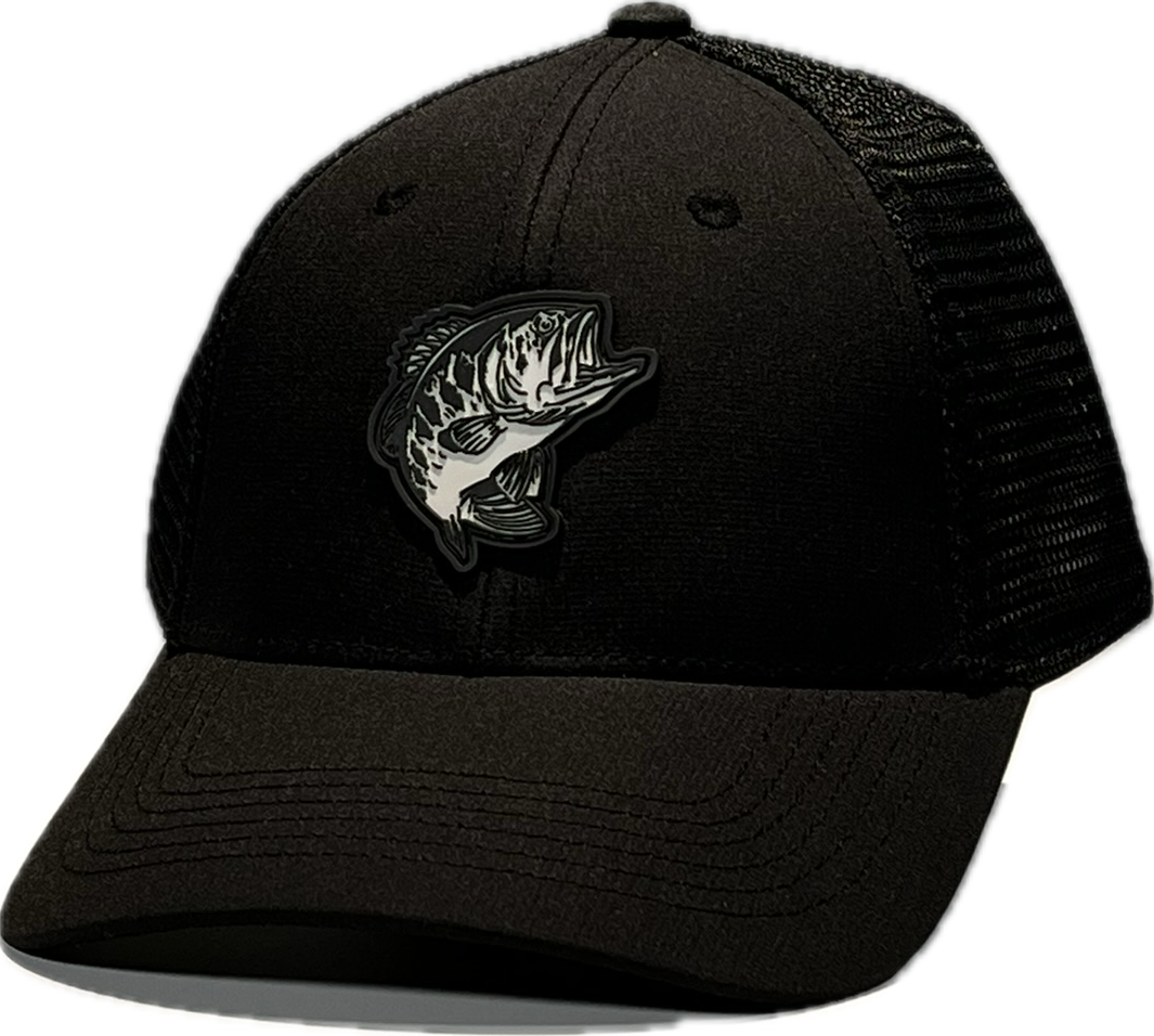 Gorra Bass Pro Shops Trucker - Edición Blackout Fish