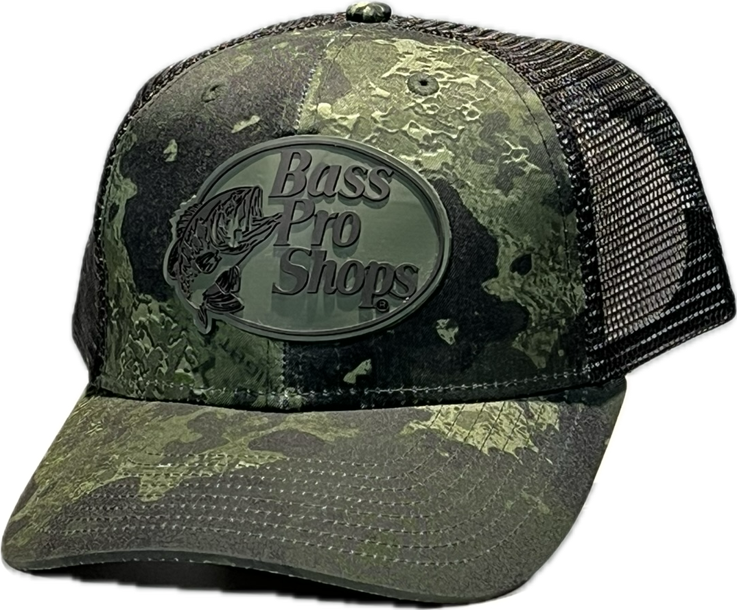 Gorra Bass Pro Shops Trucker - Edición Camuflaje Táctico