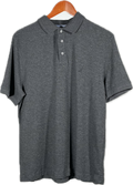 Camisa Tipo Polo Nautica Clásica - Gris Oscuro Jaspeado