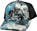 Gorra Bass Pro Shops Trucker - Edición Blue Water Camo