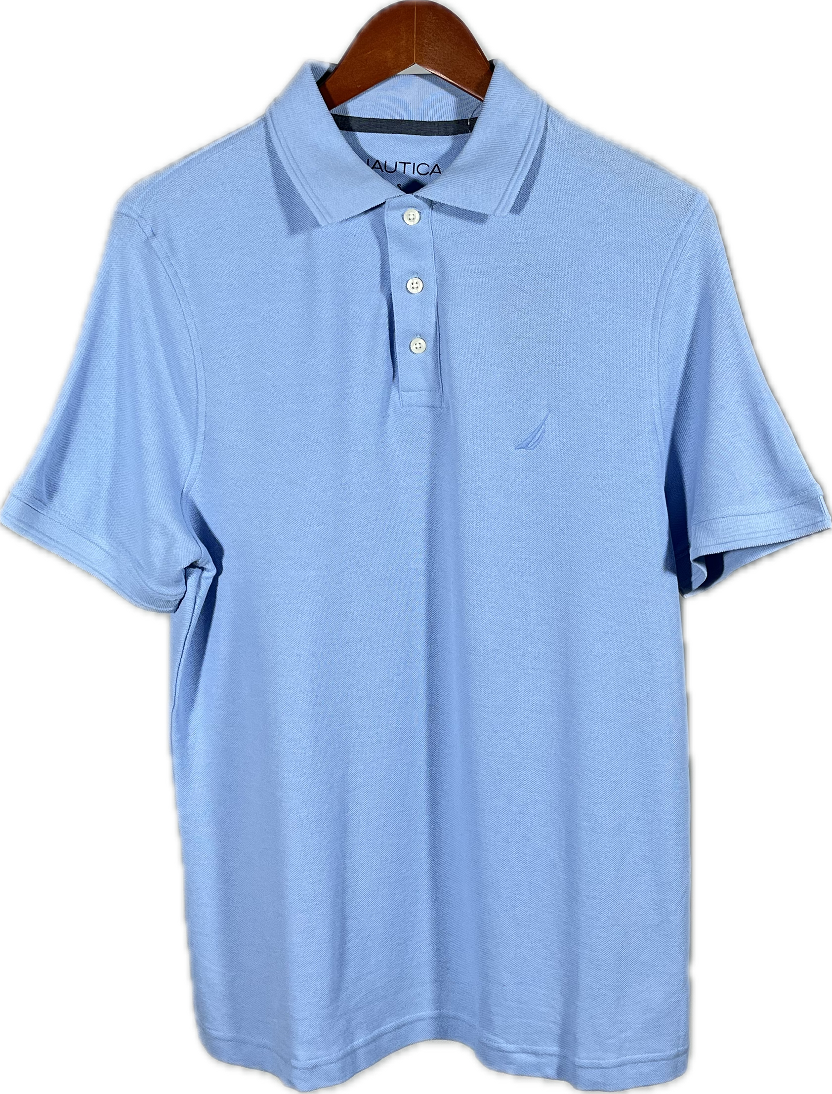 Camisa Tipo Polo Nautica Clásica - Azul Cielo
