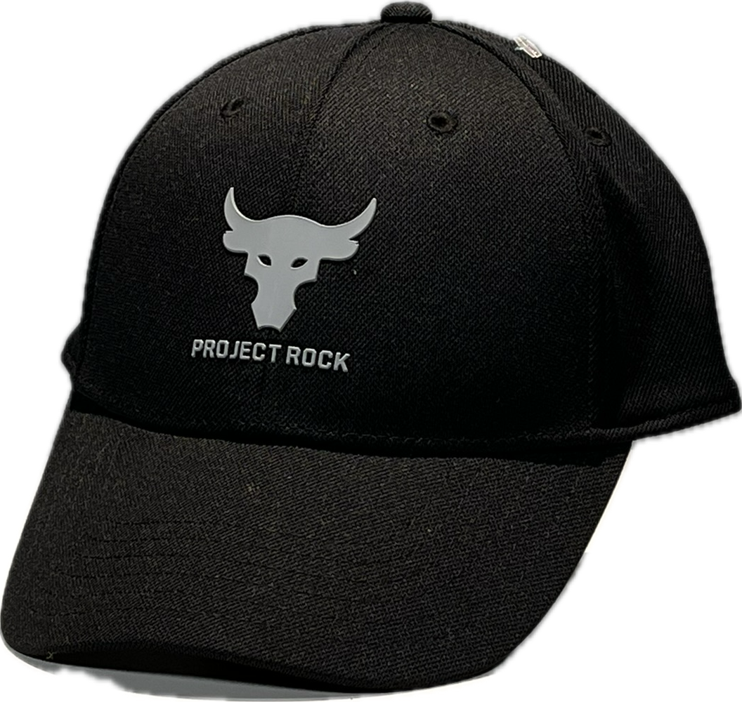 Gorra Project Rock Brahma Bull Under Armour - Negro