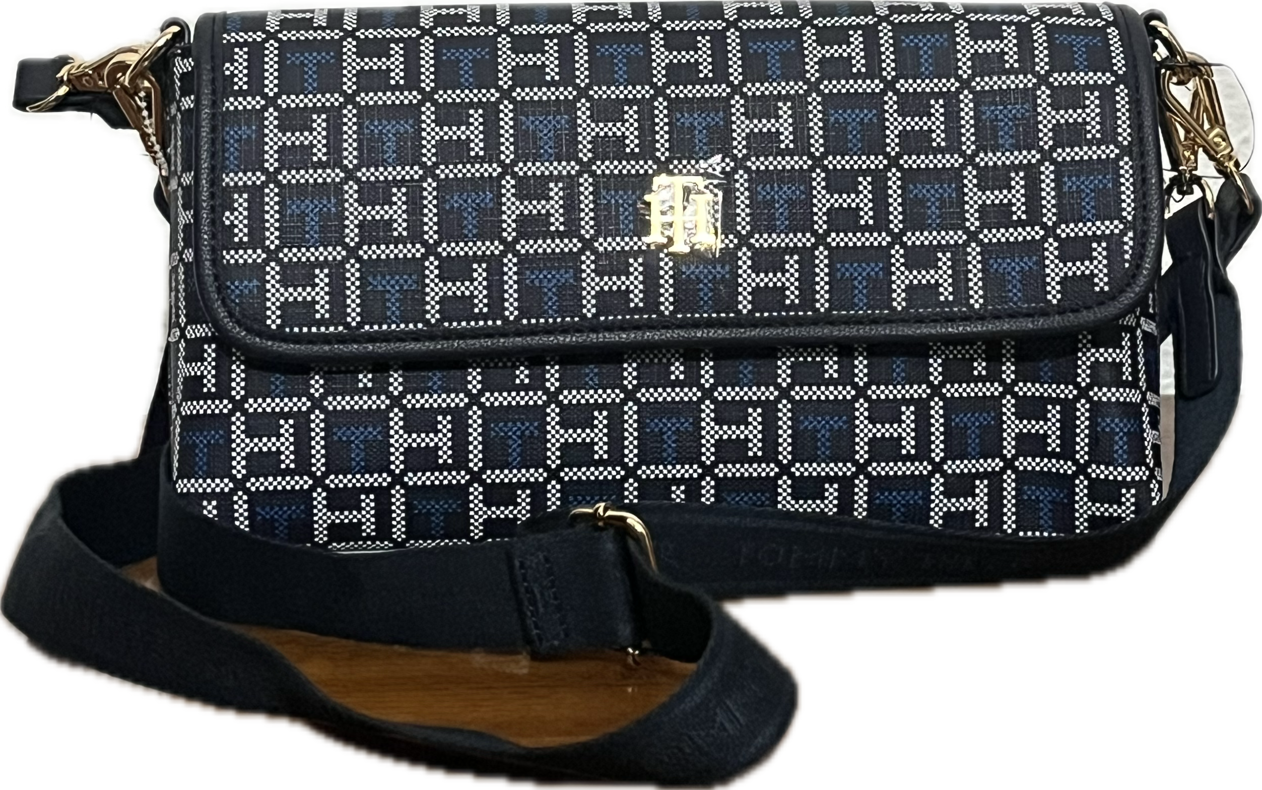 Bolsa Tommy Hilfiger Crossbody con Solapa -  Azul Marino