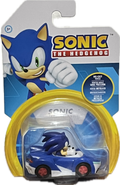 Auto de Carreras Metálico de Sonic - Figura Oficial Die-Cast