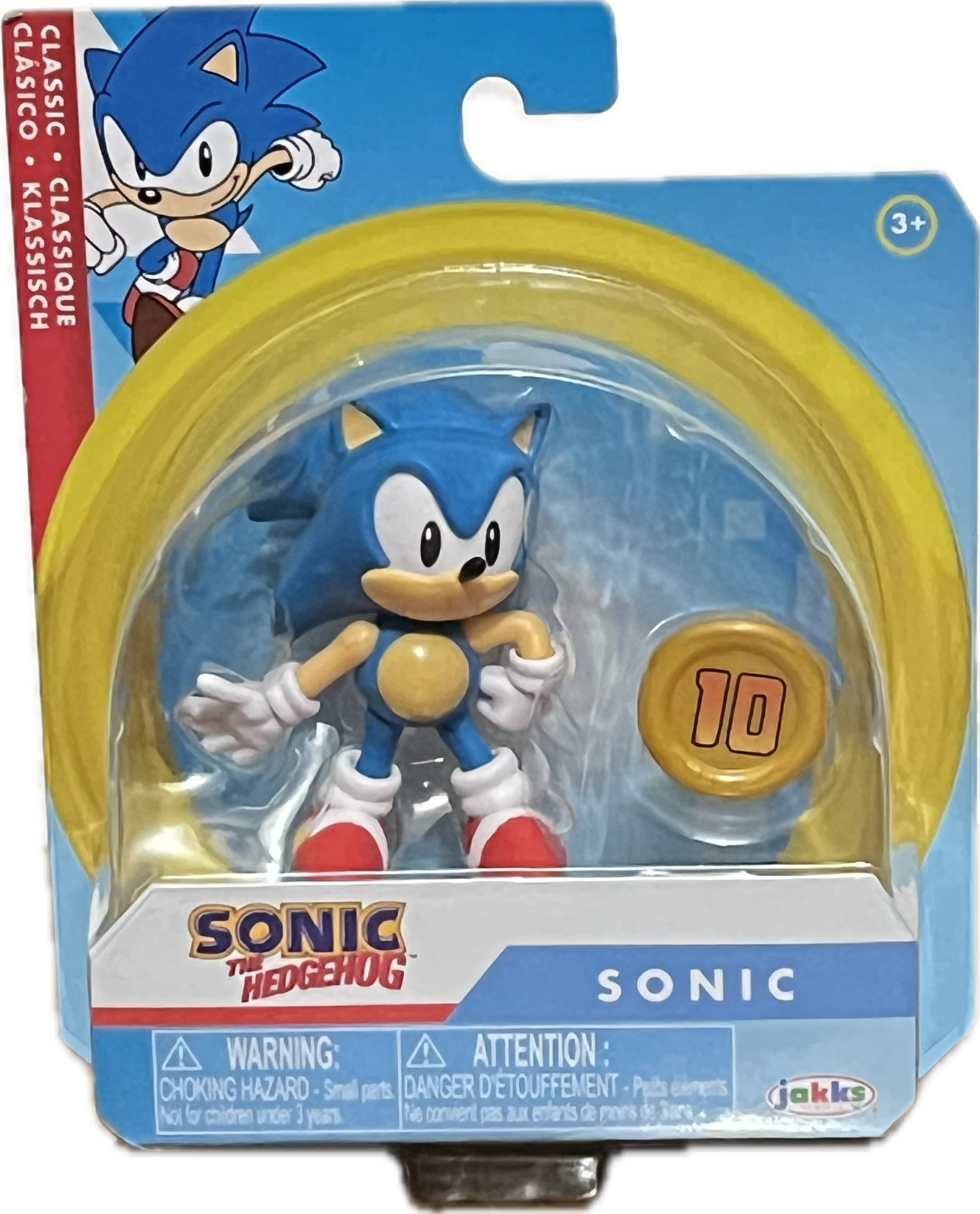 Figura de Acción Sonic Clásico con Anillo