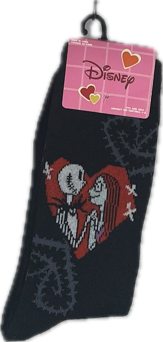 Calcetas Oficiales Disney El Extraño Mundo de Jack: Jack y Sally (Unitalla)