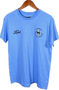 Playera Vintage Ford Mustang - Azul Celeste