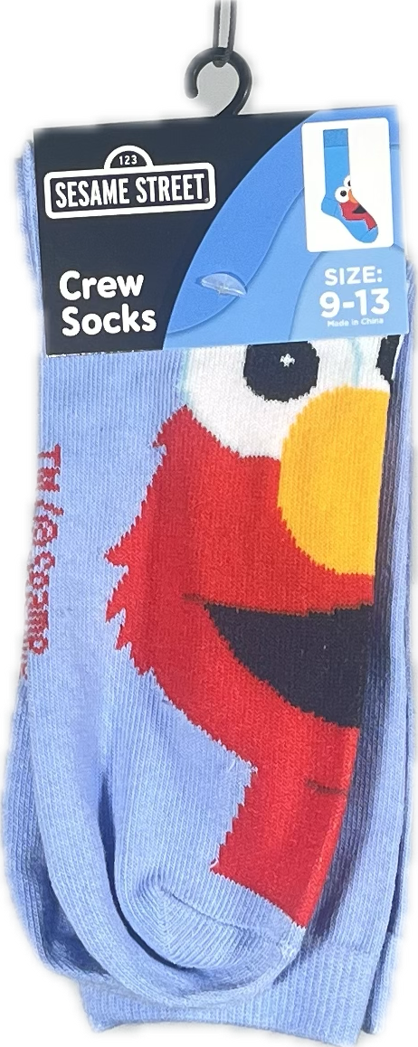 Calcetas Crew Oficiales Sesame Street: Elmo (Unitalla)