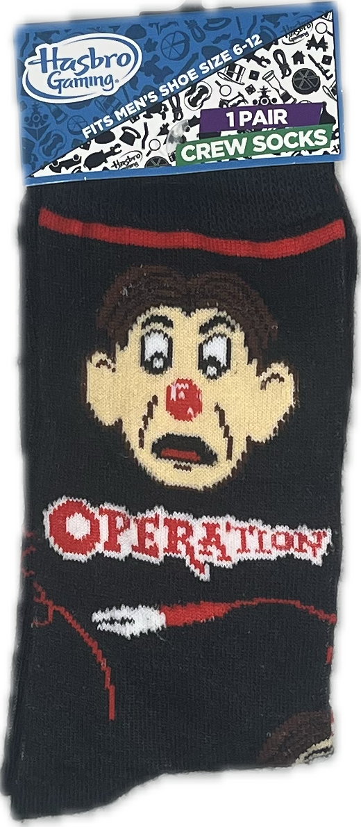 Calcetas Crew Oficiales Hasbro Operation (Unitalla)