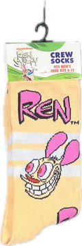 Calcetas Crew Oficiales Nickelodeon: Ren y Stimpy (Unitalla)