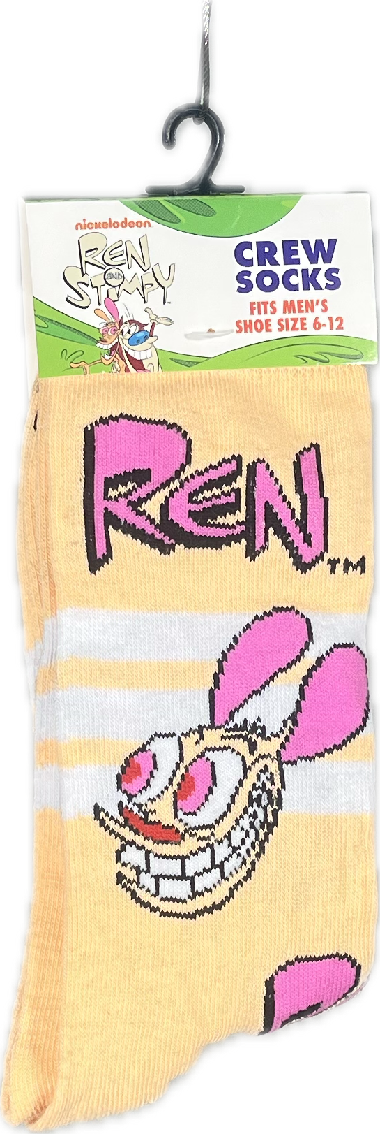 Calcetas Crew Oficiales Nickelodeon: Ren y Stimpy (Unitalla)