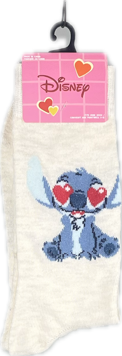 Calcetas Oficiales Disney Stitch Enamorado (Unitalla)