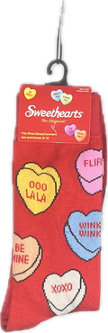 Calcetas Oficiales Sweethearts Corazones de Caramelo (Unitalla)