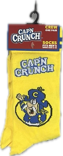 Calcetas Crew Oficiales Cap'n Crunch (Unitalla)