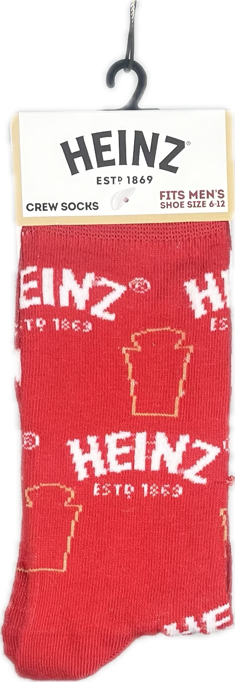 Calcetas Crew Oficiales Heinz Ketchup (Unitalla)
