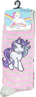 Calcetas Oficiales My Little Pony Retro a Rayas (Unitalla)