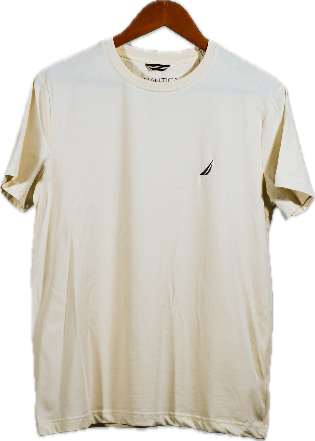 Playera Nautica Cuello Redondo - Color Crema