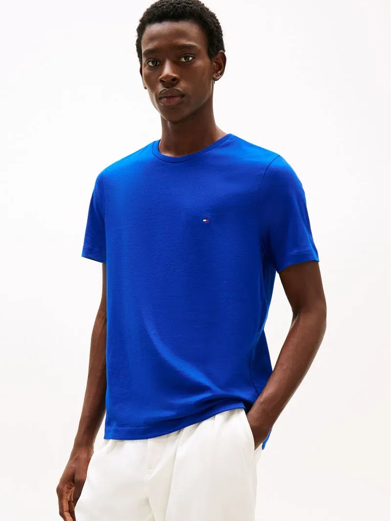 Playera Tommy Hilfiger Cuello Redondo - Azul