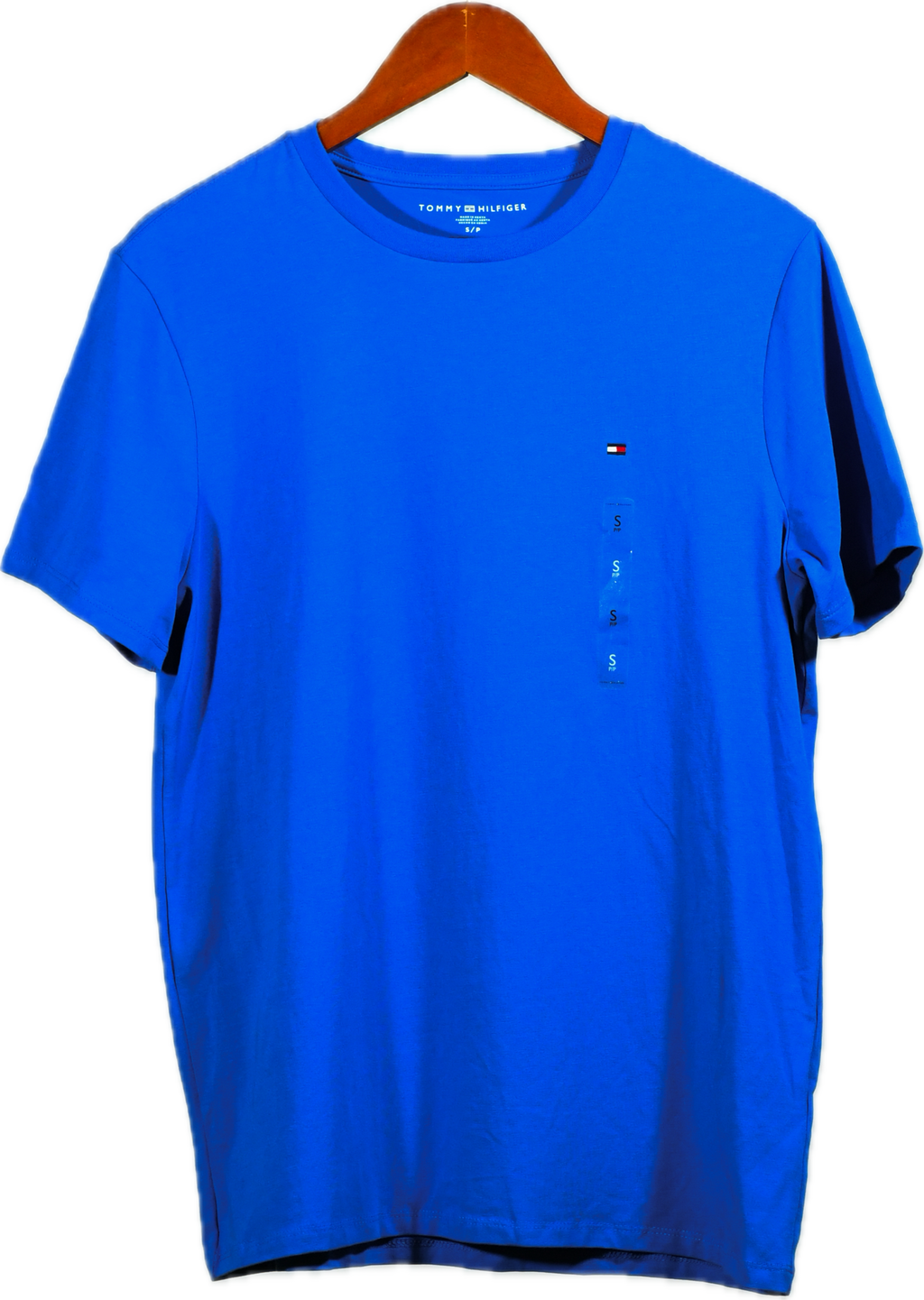 Playera Tommy Hilfiger Cuello Redondo - Azul