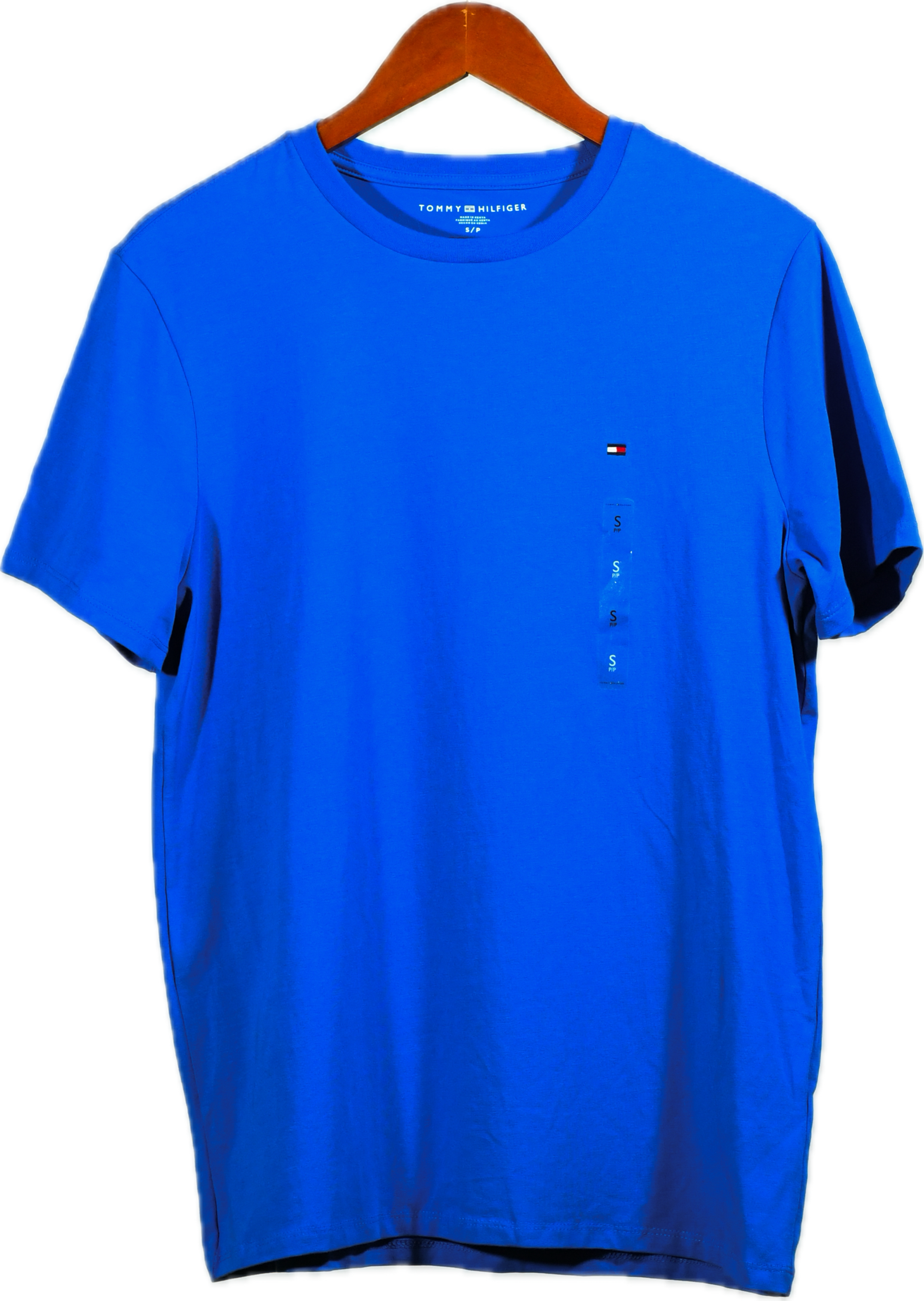 Playera Tommy Hilfiger Cuello Redondo - Azul