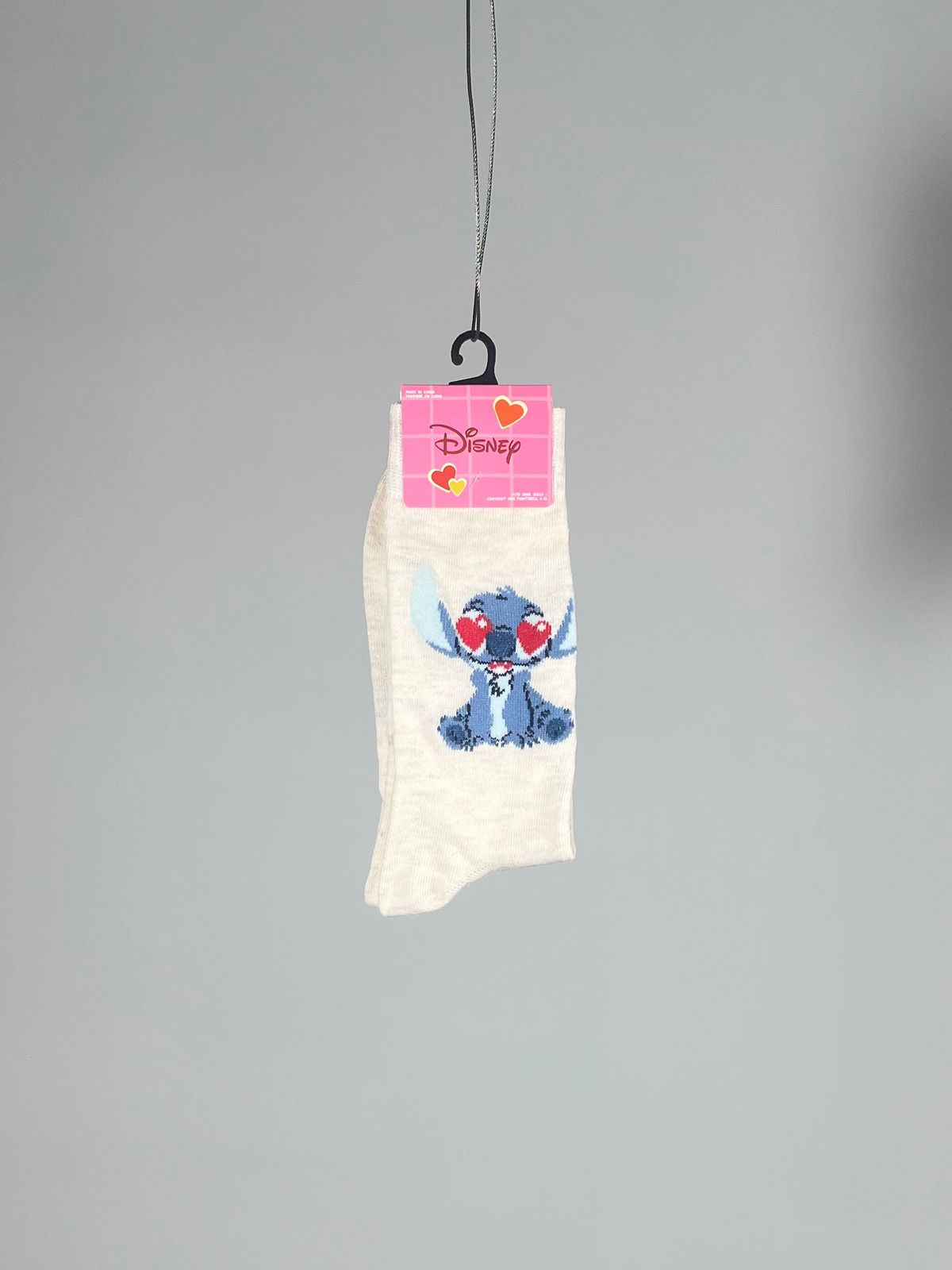 Calcetas Oficiales Disney Stitch Enamorado (Unitalla)